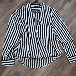 Black and White blouse